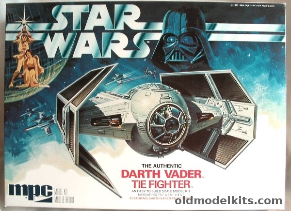 MPC Star Wars Darth Vader Tie Fighter, 1-1915 plastic model kit